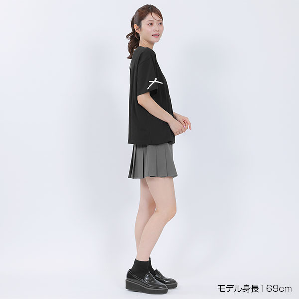 リボンロゴビッグ Tシャツ（ブラック）