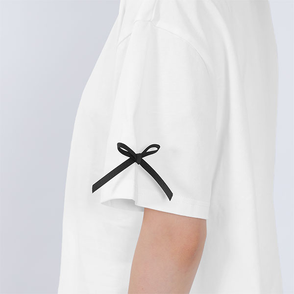 リボンロゴビッグ Tシャツ（ホワイト）