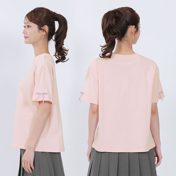 リボンロゴビッグ Tシャツ（ピンク）