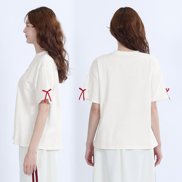 リボンロゴビッグ Tシャツ（レッド）