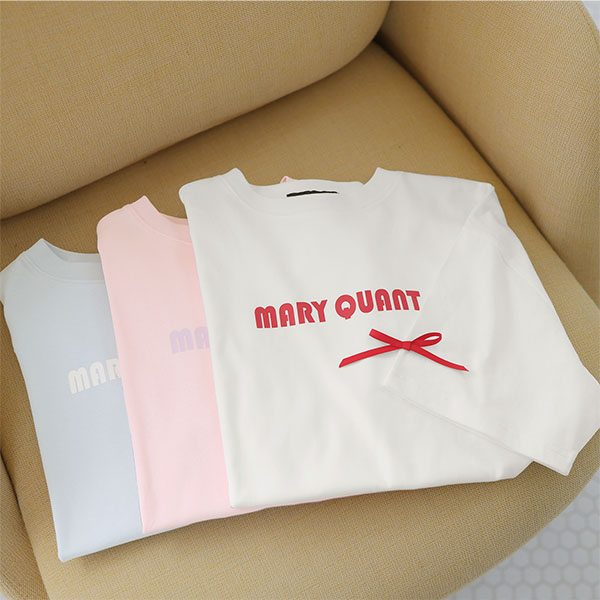 リボンロゴビッグ Tシャツ（レッド）