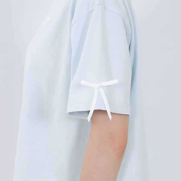 リボンロゴビッグ Tシャツ（ブルー）