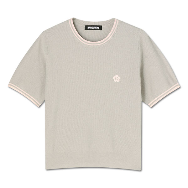 ラインニット プルオーバー（グレー）