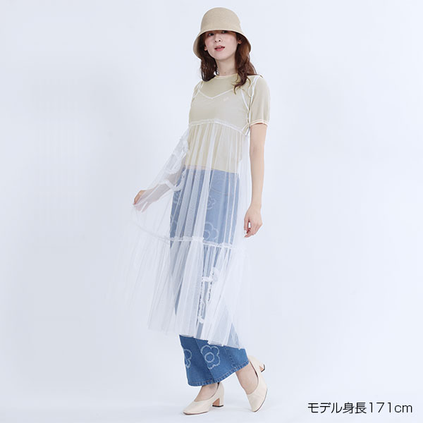 ラインニット プルオーバー（グレー）