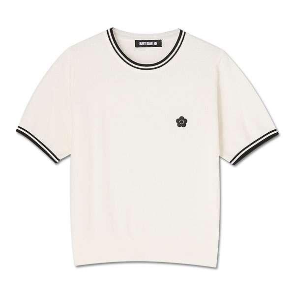 ラインニット プルオーバー（ホワイト）