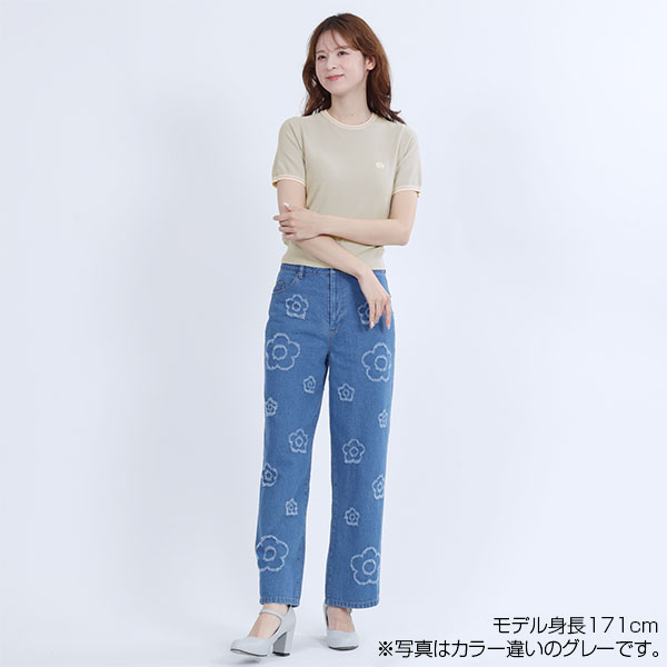 ラインニット プルオーバー（ホワイト）