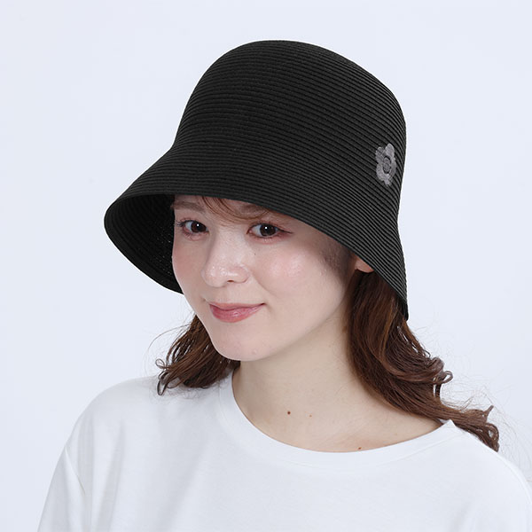 デイジーエンブロブレード ハット（ブラック）