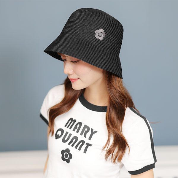 デイジーエンブロブレード ハット（ブラック）