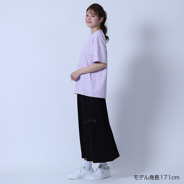 カットジョーゼット スカート（ブラック）