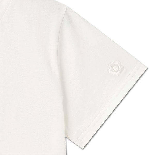 メタリックプリント Tシャツ（ホワイト）