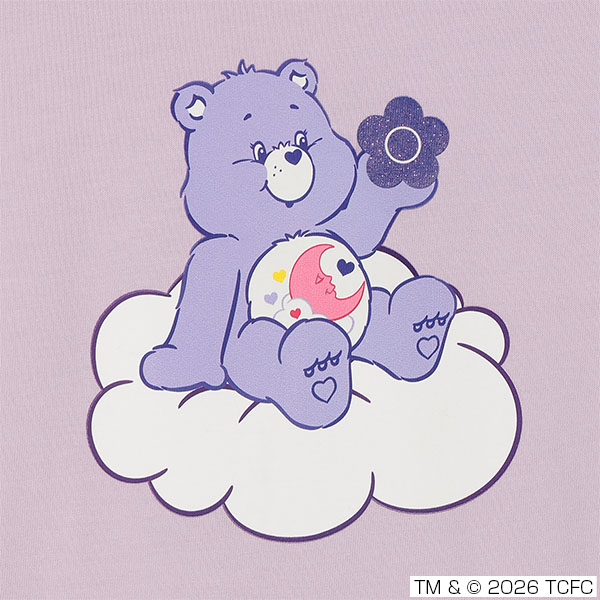 Care Bears(TM) リンガー Tシャツ（パープル）