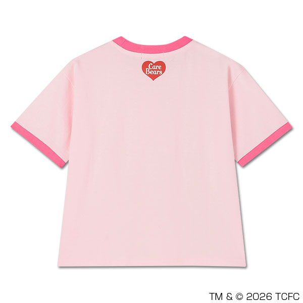 Care Bears(TM) リンガー Tシャツ（ピンク）