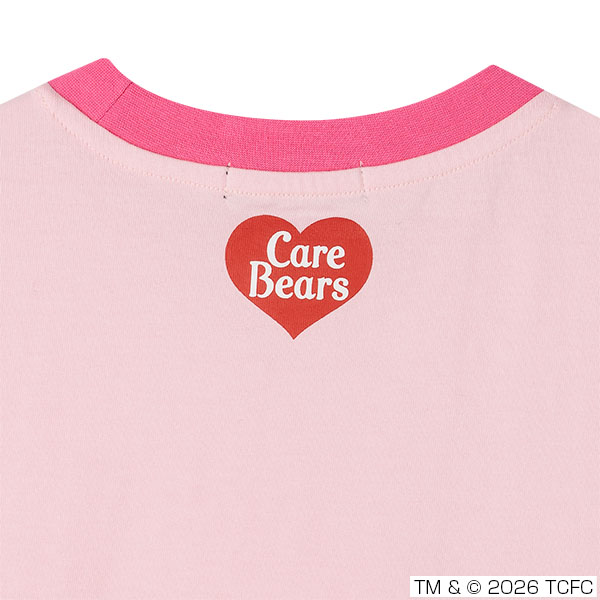 Care Bears(TM) リンガー Tシャツ（ピンク）