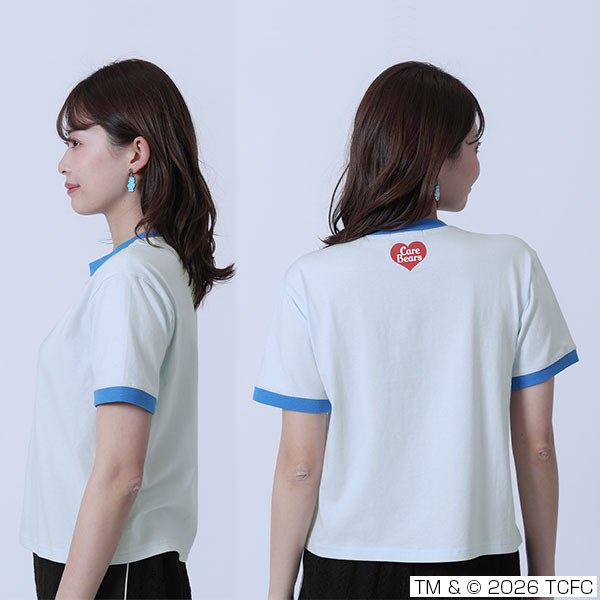 Care Bears(TM) リンガー Tシャツ（ブルー）