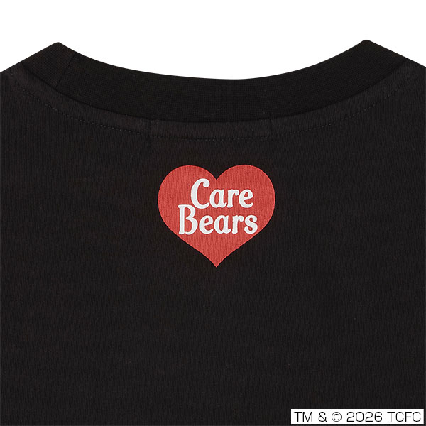 Care Bears(TM) クロップド Tシャツ（ブラック）