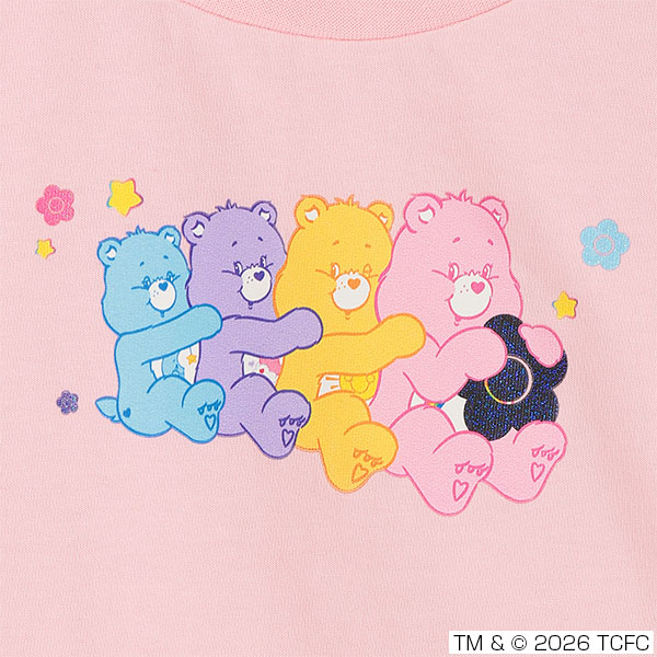Care Bears(TM) クロップド Tシャツ（ピンク）