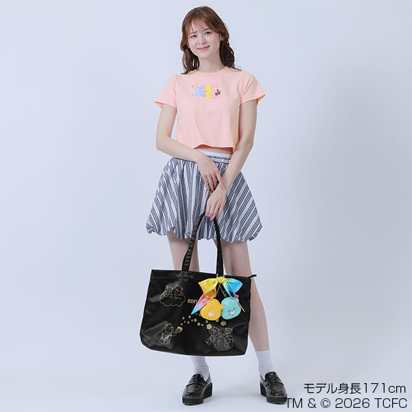 Care Bears(TM) クロップド Tシャツ（ピンク）