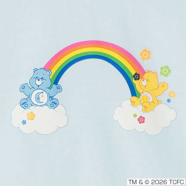 Care Bears(TM) クロップド Tシャツ（ブルー）