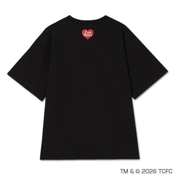 Care Bears(TM) ロゴビッグ Tシャツ（ブラック）