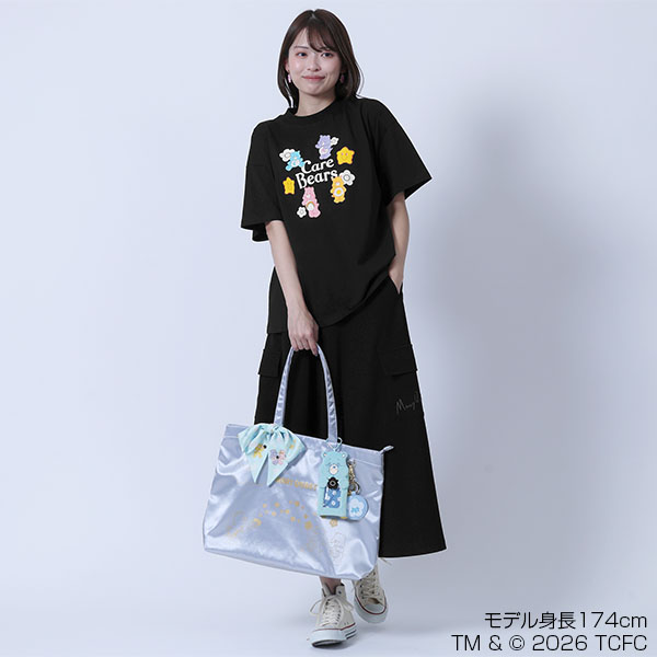 Care Bears(TM) ロゴビッグ Tシャツ（ブラック）