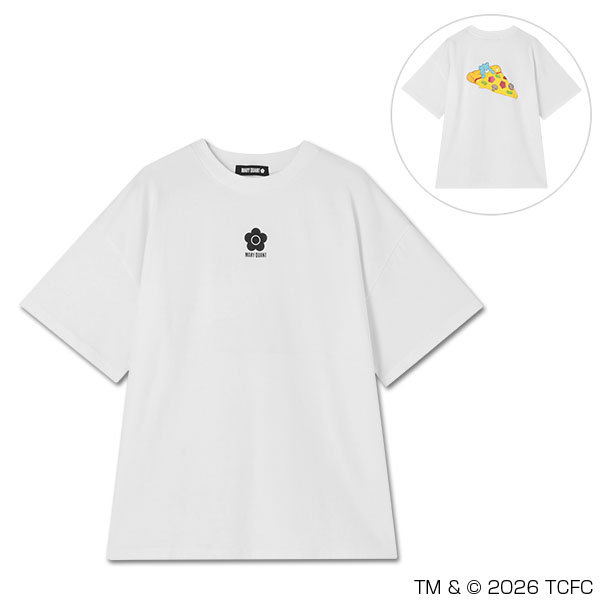 Care Bears(TM) ピザビッグ Tシャツ（ホワイト）
