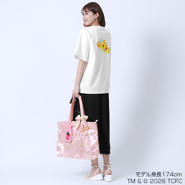 Care Bears(TM) ピザビッグ Tシャツ（ホワイト）