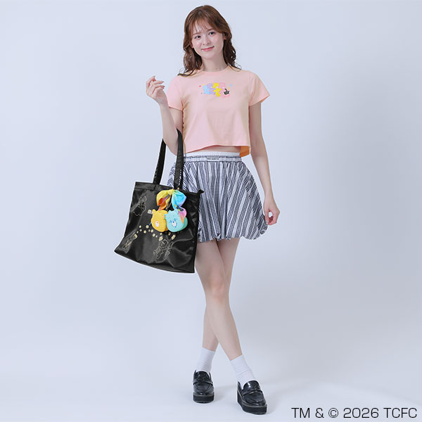Care Bears(TM) ゴールドプリント トート（ブラック）