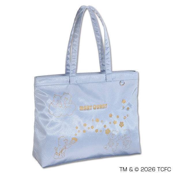 Care Bears(TM) ゴールドプリント トート（ブルー）