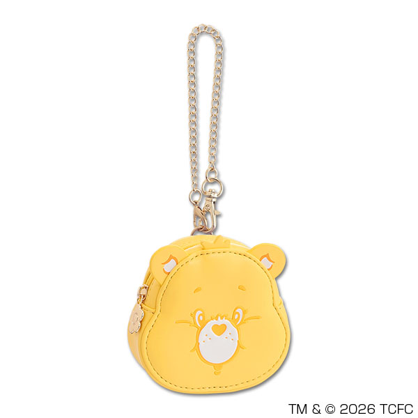 Care Bears(TM) フェイス ダイカットポーチ（イエロー／Funshine Bear）