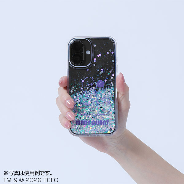 Care Bears(TM) モバイルケース for iPhone 16（パープル／Sweet Dreams Bear）