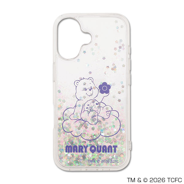 Care Bears(TM) モバイルケース for iPhone 17（パープル／Sweet Dreams Bear）