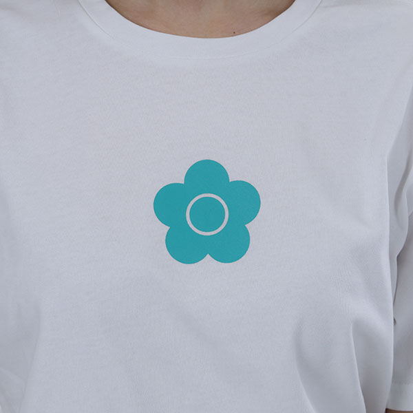 フロントデイジー Tシャツ（ホワイト）