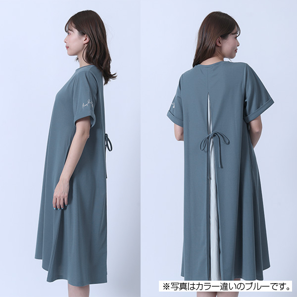 バックシャン ワンピース（ブラック）