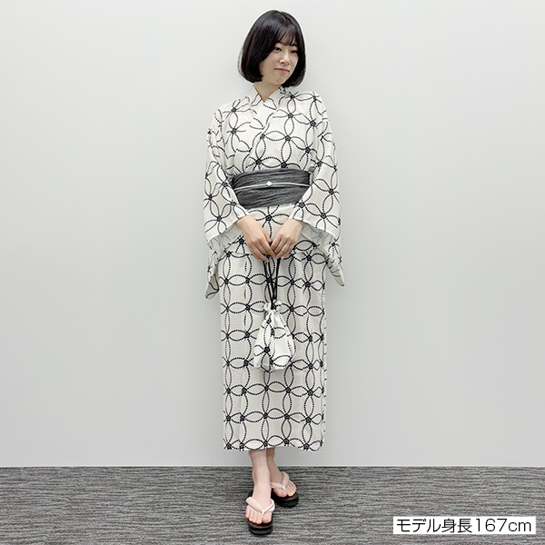 natural couture × MARY QUANT 2WAY 浴衣セット（ホワイト）