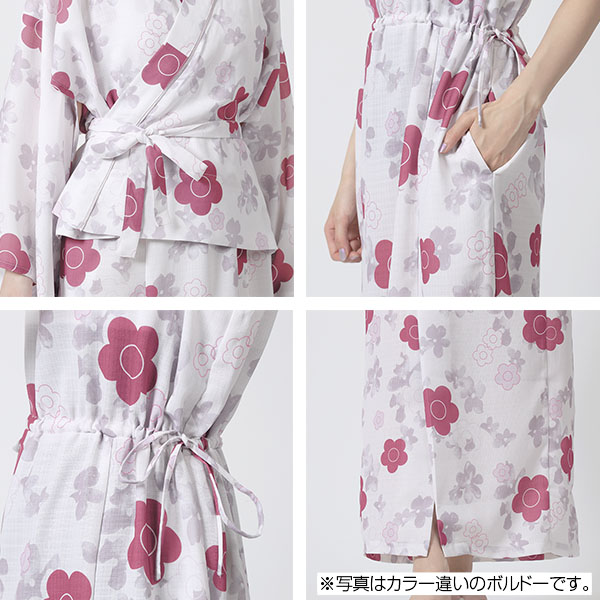 natural couture × MARY QUANT 2WAY 浴衣セット（ホワイト）