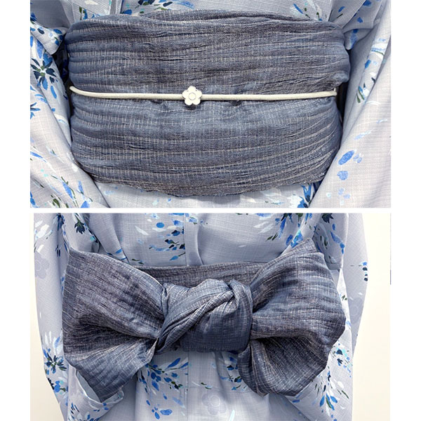 natural couture × MARY QUANT 2WAY 浴衣セット（ブルー）