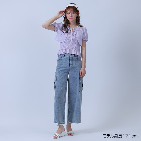シャーリング アンサンブル（パープル）