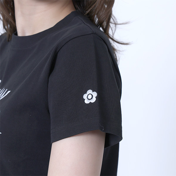リボンロゴ Tシャツ（ブラック）