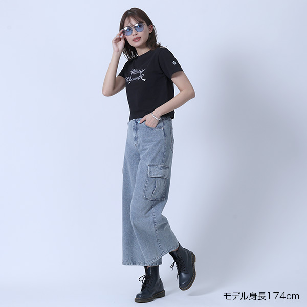 リボンロゴ Tシャツ（ブラック）
