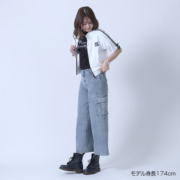 リボンロゴ Tシャツ（ブラック）
