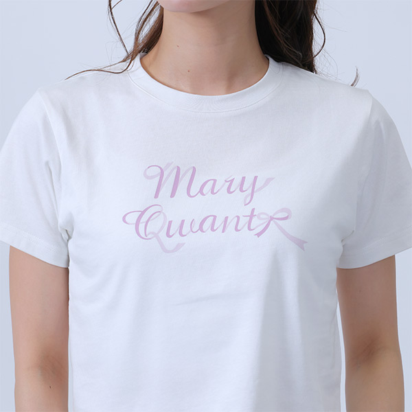 リボンロゴ Tシャツ（ホワイト）