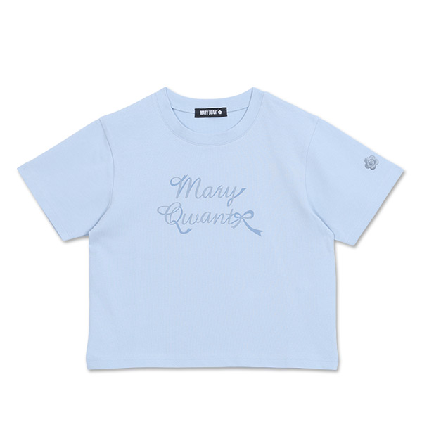 リボンロゴ Tシャツ（ブルー）