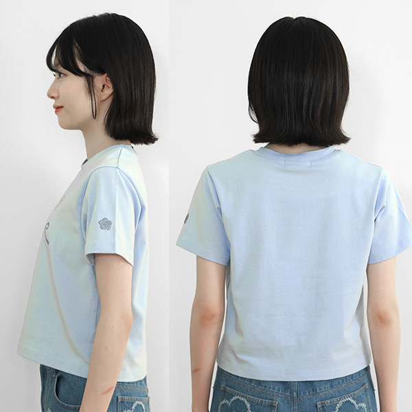 リボンロゴ Tシャツ（ブルー）