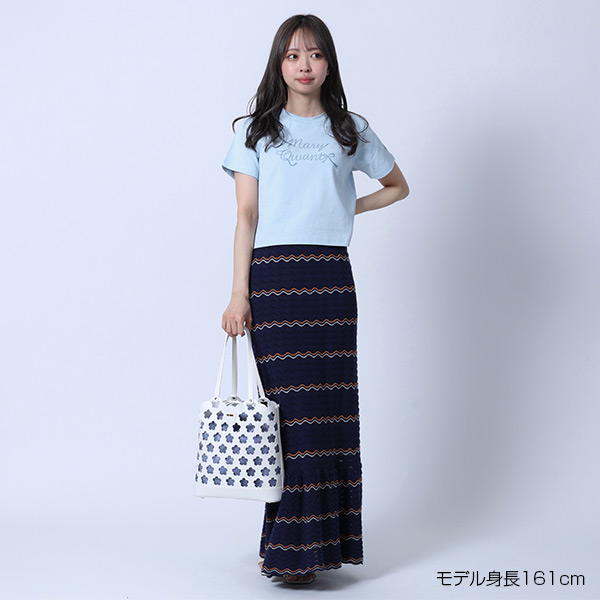 リボンロゴ Tシャツ（ブルー）