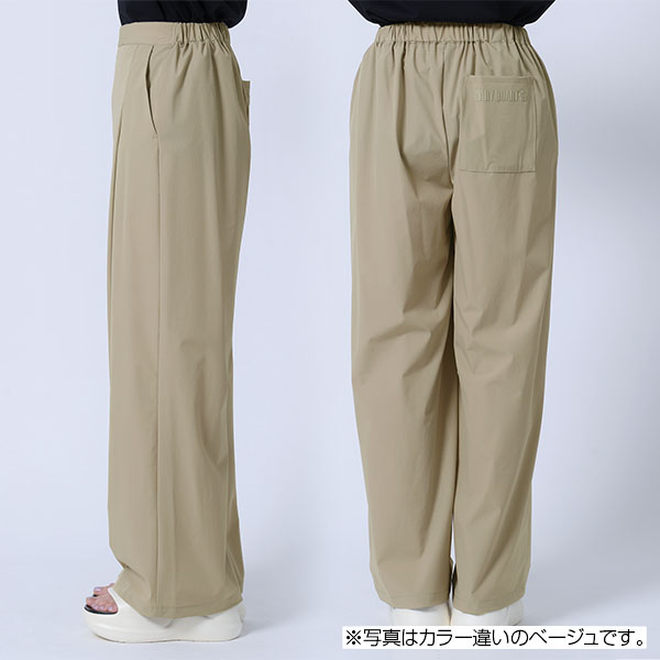 ストレッチワイド パンツ（ブラック）