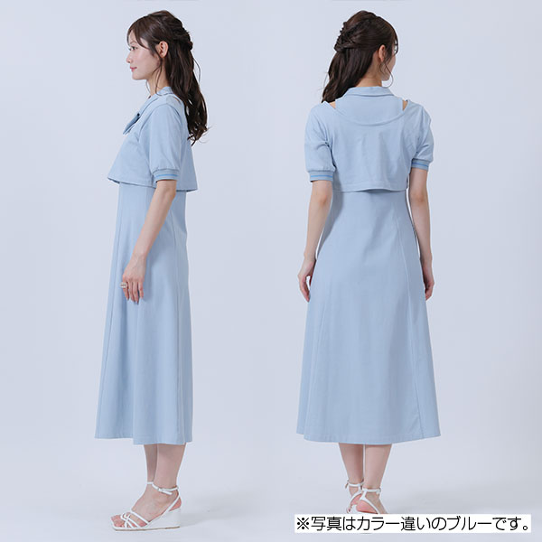 レイヤードデザインポロ ワンピース（ホワイト） | MARY QUANT ONLINE