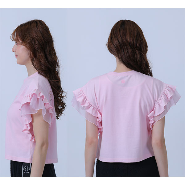 フリル袖 プルオーバー（ピンク） | MARY QUANT ONLINE SHOP | マリー