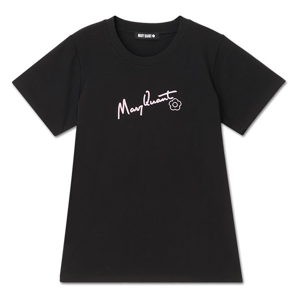 チェーンステッチ Tシャツ（ブラック）