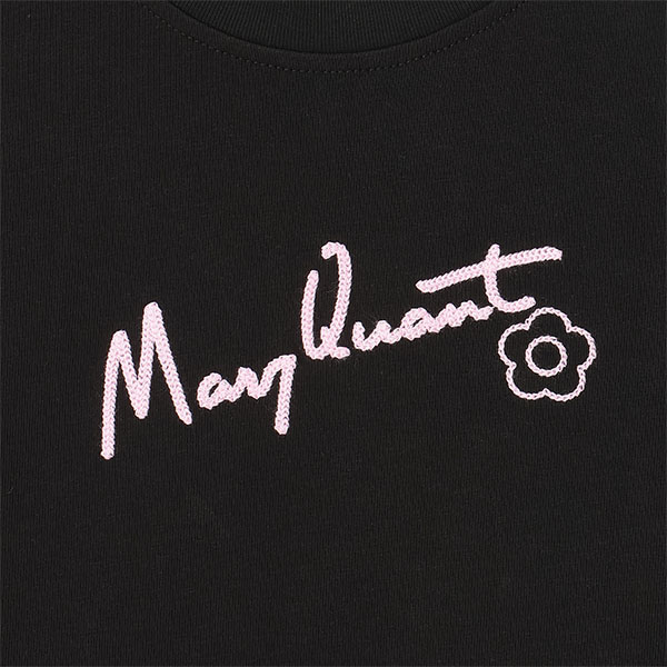 チェーンステッチ Tシャツ（ブラック）