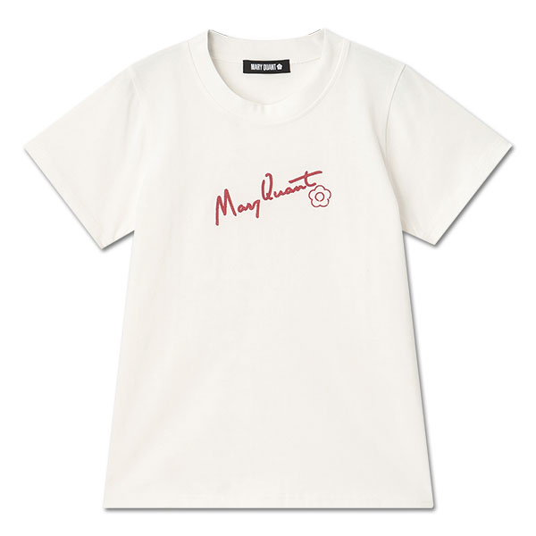 チェーンステッチ Tシャツ（ホワイト）